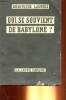 QUI SE SOUVIENT DE BABYLONE ?. DOMINIQUE LANOIS