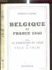 BELGIQUE ET FRANCE 1940. KOSAK GEORGES