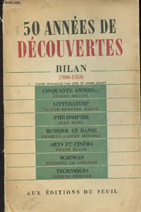 50 années de découvertes 1900-1950