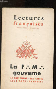 Lectures françaises - N) spécial - Octobre 1958 : La Franc-maçonnerie gouverne