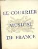 Le courrier musical de France N°21. Mari, Lyon, Louvet