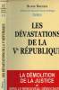 Les dévastations de la Vème République. Boccara Bruno