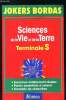 Sciences de la vie et de la terre - Terminal S. Homassel Henriette, Homassel Jean-Marie
