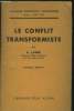 Le conflit transformiste. Labbé A.