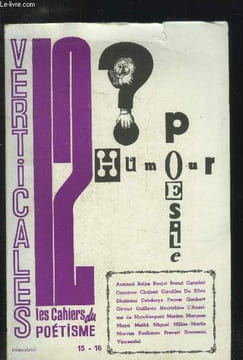 Verticales 12 - les cahiers du poétismes n°15-16 - Printemps-Eté 73. Digot Jean,gabriel Pierre, Hubin Christian