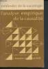 "L'analyse empirique de la causalité - Tome II en 1 volume(Collection ""Méthodes de la sociologie"")". Boudon R., Lazarsfeld P.