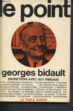 Le Point : entretien avec Guy Ribeaud - L'exil, les tribunaux d'exception, l'Europe des polices, l'amnistie, la personnalisation du pouvoir, les ...