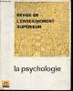 Revue de l'enseignement supérieur- La Psychologie 2-3 1966. Collectif