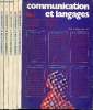 Communication et langages- Linguistique, graphisme, Mass Media, Formation, Sociologie, Publicité n°77,78,79,80 et 82 (en 5 volumes) - Revue de ...