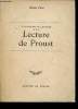 L'usage de la lecture Tome III: Lecture de Proust. Picon Gaëtan