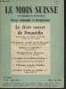 Le mois Suisse N°63 Juin 1944-Sommaire: Le livre secret de Donatella par Gabriel D'Annunzio; L'Evolution sociale de la Hongrie par Achidu Abrecht de ...