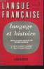 Langue française n°15 septembre 1972- Langage et Histoire. Chevalier Jean-Claude, Kuentz Pierre