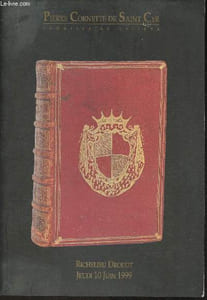 Catalogue de vente aux enchères- 10 Juin 1999- Livres, Bibliothèques Champenoise et Lorraine, Atlas, Histoire, Voyages, Régionalisme, Art Militaire, Fortifications, Médailliers etc.