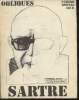 Olbiques n°18-19- Sartre inédit. Sicard Michel (Dirigé par)