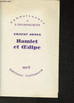 "Hamlet et Oedipe+ Catalogue Gallimard ( Collection ""Connaissance de l'inconscient"")". Jones Ernest