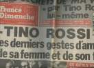 France-Dimanche du 3 au 9 octobre 1983- Tino Rossi: les derniers gestes d'amoour de sa femme et de son fils.. Collectif