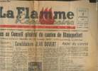La Flamme Républicaine du Sud-Ouest-n°36- Janvier 1947-Sommaire: Appel aux Femmes- Elections au Conseil général du Canton de Blanquefort- Candidature ...