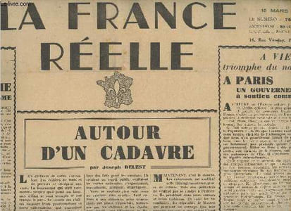 La France Réelle- n°165-15 mars 1938