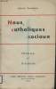 Nous, catholiques sociaux- Histoire et histoires. Zamanski Joseph