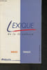 Lexique de la thrombose- Anglais-Fran&ccedil;ais. Collectif