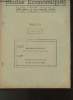 Etudes économiques n°55- 1950-Sommaire: Les méthodes de brigandage de l'industrialisation capitaliste- L'économie politique bourgeoise, arme des ...