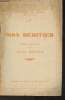 "Les cahiers de ""Bravo"" n&deg;21 : Mon h&eacute;ritier d'Antoine Bibesco (com&eacute;die en 4 actes) - Suppl&eacute;ment au n&deg; de Novembre 1931". Bibesco Antoine