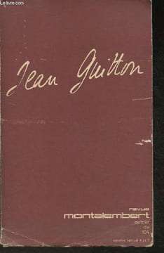 Jean Guitton. André Jacques, Aron Robert, Borne Etienne, George