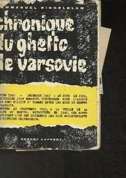 Chronique du Guetto de Varsovie. Ringelbum Emmanuel