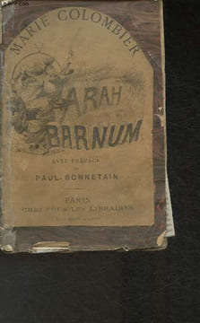 Les mémoires de Sarah Barnum. Colombier Marie