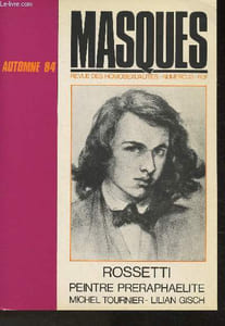 Masques- Revue des homosexualité n°23- Automne 1984- Sommaire: Rencontre avec Michel Tournier- Dossier: Dante Gabriel Rossetti peintre preraphaelite par Wanda Bannour- Fiction: le marché des lutins par Christina Rossetti- Modes de vie- etc