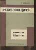 "Pages bibliques (Collection ""Notre foi et notre vie"" n°8)". Grelot Pierre