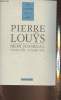 Les cahiers de la NRF- Pierre Louÿs- Mon journal (20 mai 1888-14 mars 1890). Louÿs Pierre