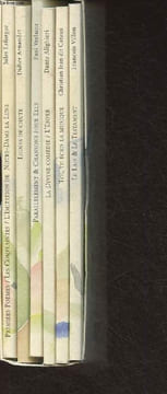 Ensemble de 6 ouvrages en sous emboîtage- Le Lais, Le testament par François Villon (extraits)- Toi, tu écris la musique (préface de Michel Suffran) ...