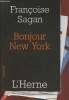 "Bonjour New York (Collection ""Carnets"")". Sagan Françoise