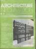 Architecture information n°9 octobre 1977- Sommaire: Qui faut-il réconcilier avec l'architecture? - Le symposium des architectes à l'Unesco- Valéry ...