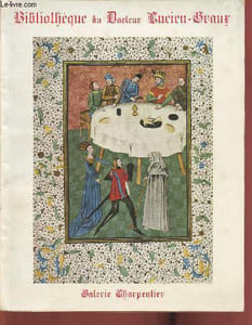 Catalogue de vente aux enchères/Galerie Charpentier- 26 janiver 1957- Bibliothèque du Docteur Lucien-Graux 2ème partie, Choix de précieux livres et manuscrits anciens, reliures, autographes historiques et littéraires- etc