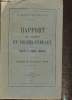 Rapport du préfet et procès-verbaux des séances du conseil général- Session de Novembre 1936. Collectif