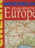 Atlas routier Europe. Collectif