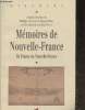 "Mémoires de Nouvelle-France, De France en Nouvelle-France (Collection ""Histoire""')". Joutar Philippe, Wien Thomas, Poton Didier