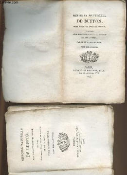 Histoire naturelle de Buffon mise dans un nouvel ordre précédée d'une notice sur la vie et les ouvrages de cet auteur par Le Baron Cuvier- Tomes XVIII ...