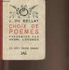 Choix des poèmes. Du Bellay J.