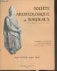 Revue de la Société archéologique de Bordeaux Tome LXXVII- Année 1986. Société archéologique de Bordeaux