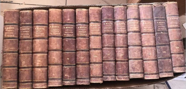 13 volumes/Histoire de France depuis les temps les plus reculés jusqu'en 1789- Tomes II à XIV