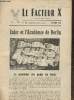 Le facteur X n°10- Octobre 1954- Euler et l'Académie de Berlin- Le problème des ponts de Paris- la Lune et la critique littéraire- L'expérience de ...