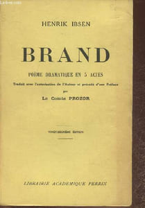 Brand- Poème dramatique en 5 actes