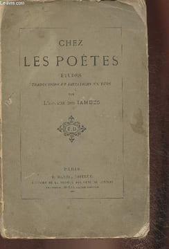 Chez les poètes- Etudes, traductions et imitations en vers. Barbier Auguste