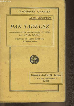 Pan Tadeusz. Mickiewicz Adam