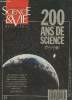 Science & vie, hors-série n°166- Mars 1989- 200 ans de science 1789-1989-Sommaire: La science à l'aube des temps modernes par Charles Gillispoe- La ...