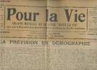 "Pour la vie- n°272-20ème année- Décembre 1935-Sommaire: La prévision en démographie- A l'étranger - Page à relire- Les ""avortoirs"" en Russie- ...