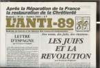L'anti-89 - n°25- Ocotbre 1989. Triomphe François, Brigneau Fraçois